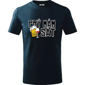 Prý mám 60 SÁT - Tričko dětské bavlněné - 98 cm / 2 roky ( Námořní modrá (velmi tmavá - téměř černá) )