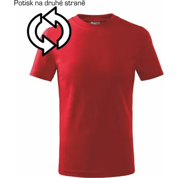 Chlapecké tričko Family Team-táta, máma, dítě - Tričko dětské bavlněné - 98 cm / 2 roky ( Červená )