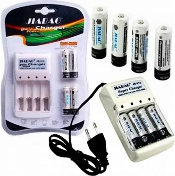 Nabíječka baterií NABÍJEČKA BATERIÍ AA AAA PRO AKUMULÁTORY Jiabao