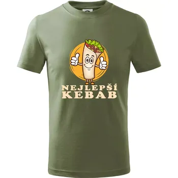 Nejlepší kebab - Tričko dětské bavlněné - 98 cm / 2 roky ( Khaki )
