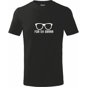 Forever - párty brýle - Tričko dětské bavlněné - 98 cm / 2 roky ( Černá )