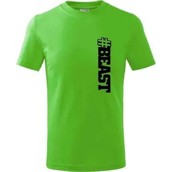 Beast hashtag - Tričko dětské bavlněné - 98 cm / 2 roky ( Apple Green )