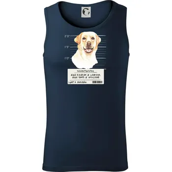 Lump a darebák labrador - Tílko pánské Core - XL ( Námořní modrá (velmi tmavá - téměř černá) )