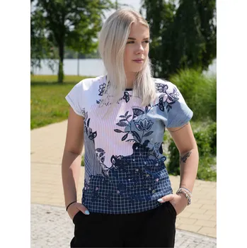 Dámské tričko Dámské triko KIXMI ULRIKE TMAVĚ MODRÁ S