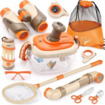 Obraz Velká Přírodovědná Vědecká Sada Malého Objevitele - Brýle, Batoh, Dalekohled