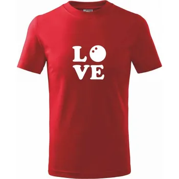 Chlapecké tričko Squash love - Tričko dětské bavlněné - 98 cm / 2 roky ( Červená )