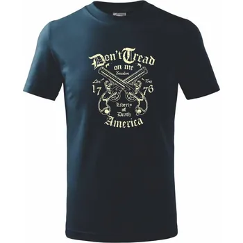 Liberty Of Death - Tričko dětské bavlněné - 98 cm / 2 roky ( Námořní modrá (velmi tmavá - téměř černá) )