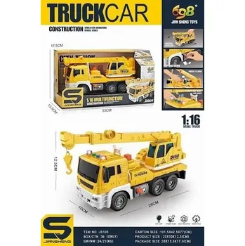 autíčko Nákladní auto s jeřábem světlo zvuk 1:16 Kolektiv autorů