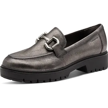 Dámské polobotky DÁMSKÉ POLOBOTKY TAMARIS 1-24733-45 915 ŠEDÁ METALICKÁ Barva: ŠEDÁ, Velikost: 37