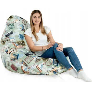 Sedací pytel Sedací vak SAKO DROP XXL křeslo TRAVEL