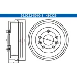 Brzdový buben ATE 24.0222-8040.1