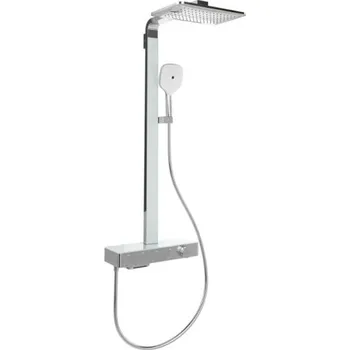 Sprchový set Villeroy & Boch Infinity Showers - Sprchový set s termostatem, 36x24 cm, 3 proudy, chrom TVS11000500061