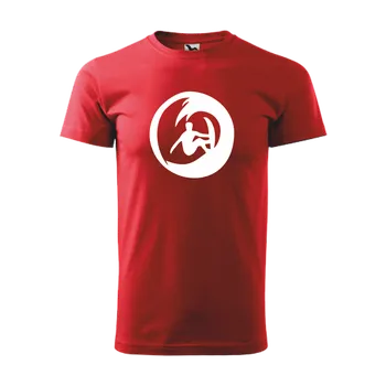 ON-DESIGN Tričko pánské/dětské se SURFAŘEM Velikost: 134 cm/8 let, Barva: červená