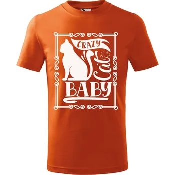 Chlapecké oblečení DOBRÝ TRIKO Dětské tričko Cat baby Velikost: 146/10 let, Barva: Oranžová
