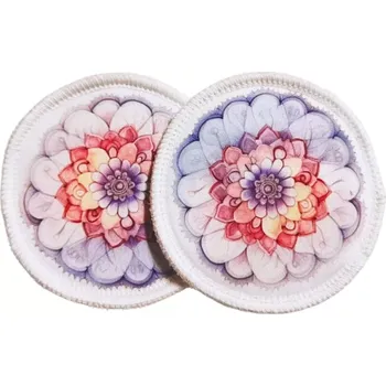 Vložka do podprsenky Breberky BIO vložky do podprsenky (PUL) - Květinová mandala