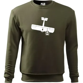 Chlapecké tričko RC letadlo - Mikina Essential dětská - 146 cm/10 let ( Military )