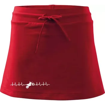 Dámská sukně Enduro EKG - Sportovní sukně - two in one - S ( Červená )