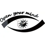 3D nalepovací hodiny Eye černé