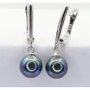 Náušnice Stříbrné náušnice s klasickým zapínáním