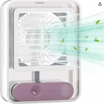 Domácí ventilátor Stolní ventilátor MOMIX MINI VĚTRÁK S VODNÍ MLHOU