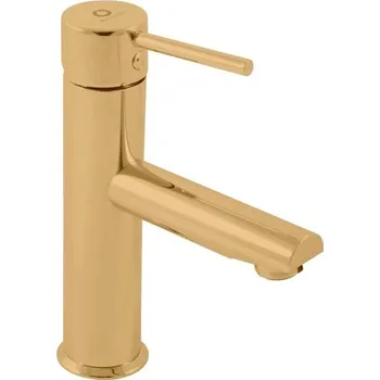 Vodovodní baterie Seina Vodovodní baterie umyvadlová, bez výpusti, 20,9 cm, zlatá kartáčovaná SE928.0ZK