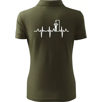 EKG otužování sprcha - Polokošile dámská Pique Polo - S ( Military )