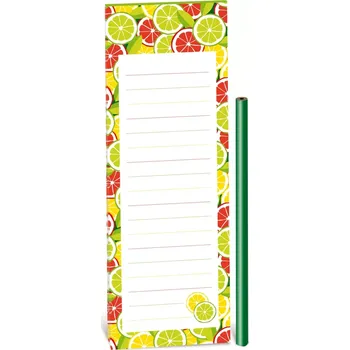 Magnetický poznámkový bloček - Citrusy