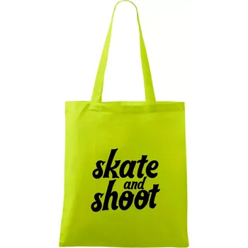 Biatlon skate and shoot - Taška bavlněná - 42 x 38 cm ( Limetková )