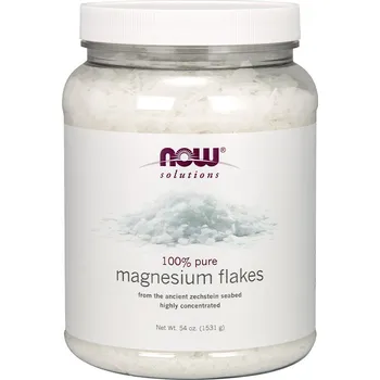 Now Foods Magnesium Flakes vločky 100 % Čistota 1,5 kg 1531 g