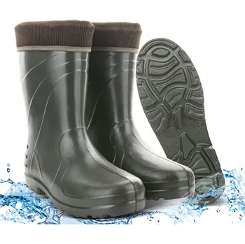 Pracovní obuv Dámské nízké Holínky , zateplené EVA pěnou, Polské holínky, zelené, vel. 40