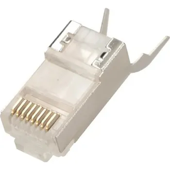 Síťový konektor Extralink CAT6A FTP RJ45 | Zástrčka RJ45 | 8P8C stíněná