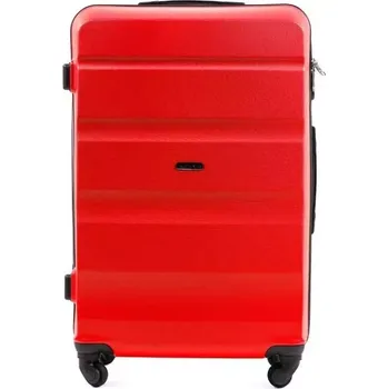 Cestovní kufr WINGS LOVEBIRD ABS RED malý S