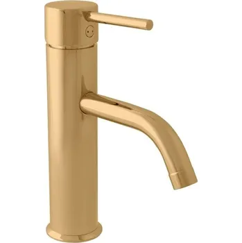 Vodovodní baterie Seina Vodovodní baterie umyvadlová, bez otvírání odpadu, zlatá kartáčovaná SE922.0ZK