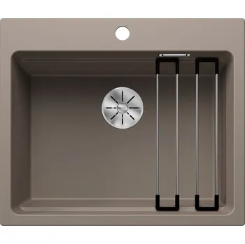 Granitový dřez Jednokomorový granitový dřez Blanco ETAGON, hnědý