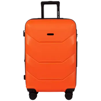 WINGS Cestovní kufr Peacock ABS ORANGE střední M