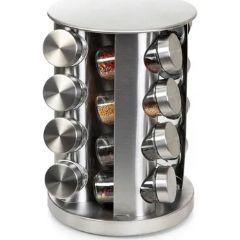 Obraz Sada kořenek B2 RACK Essentials na stojanu, 16 skleniček, 19x26 cm HO