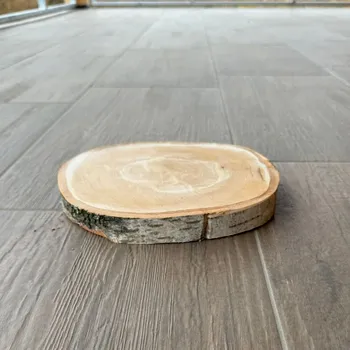 Dřevěná hračka Dřevěný koláč - bříza Tloušťka: 3 cm, Průměr: 20-30 cm