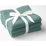 Mušelínová utěrka Nature MSN-047 Pastelově modrozelená - sada 3 ks