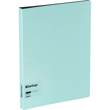 Album ofertowy 40 koszulek "Instinct", 24mm, z wewnętrzną kieszonką, niebieski, Berlingo