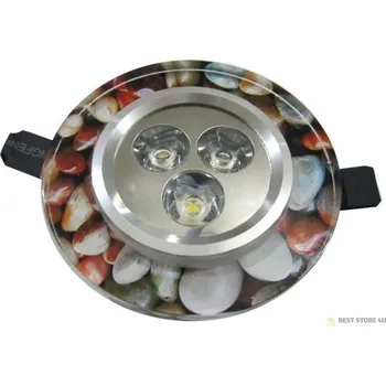 Bodové svítidlo LED Stropní Svítidlo Bodové Kentaki 3x1W bílá teplá