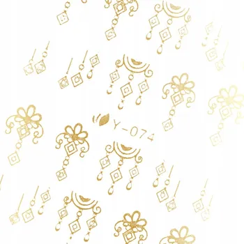 Samolepky na nehty - vodolepky, design mramor a kámen, BN-624