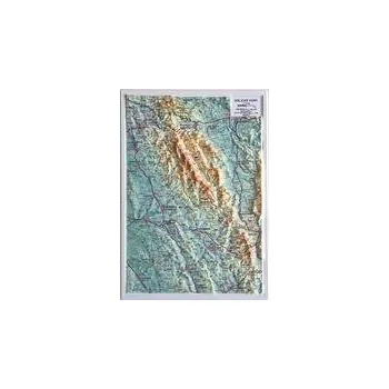 Plastická mapa Orlické hory 21 x 27 cm