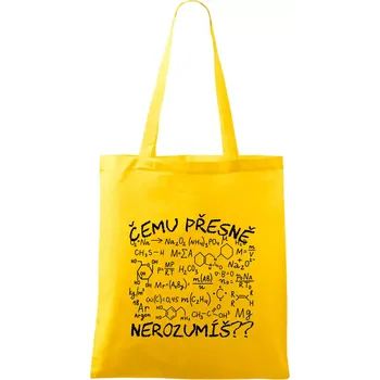 Chemie - Čemu přesně nerozumíš? - Taška bavlněná - 42 x 38 cm ( Žlutá )