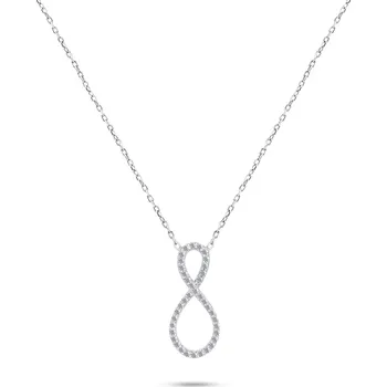 Náhrdelník Brilio Silver Originální stříbrný náhrdelník Nekonečno NCL38W + 2 měsíce na vrácení zboží