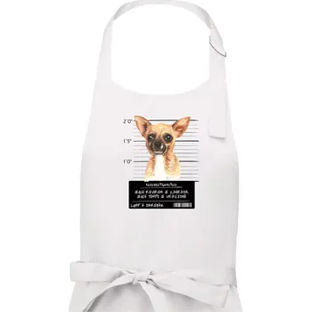 Kuchyňská zástěra Lump a darebák čivava - Pánská zástěra na vaření - Univerzální velikost ( Bílá )