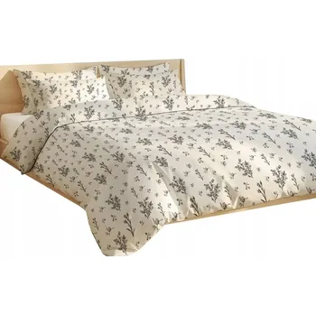 Povlečení Sada Povlečení z mikrovlákna 140x200 + povlak na polštář 70x80 Květinový vzor