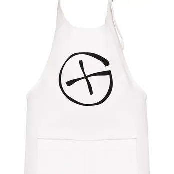 Kuchyňská zástěra Geocachka - Dětská zástěra na vaření - Univerzální velikost ( Bílá )