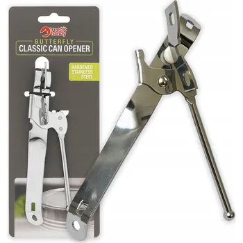Otvírák Ruční motýlkový otvírák na konzervy - tradiční kuchyňské náčiní