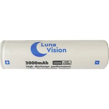 Článková baterie Nabíjateľná batéria LunaVision 18650 Li-ion 3500mAh 3,7V 12.95Wh