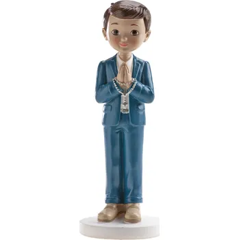 Party dekorace Dekora Figurka na dort - 1.svaté přijímání chlapec 16 cm